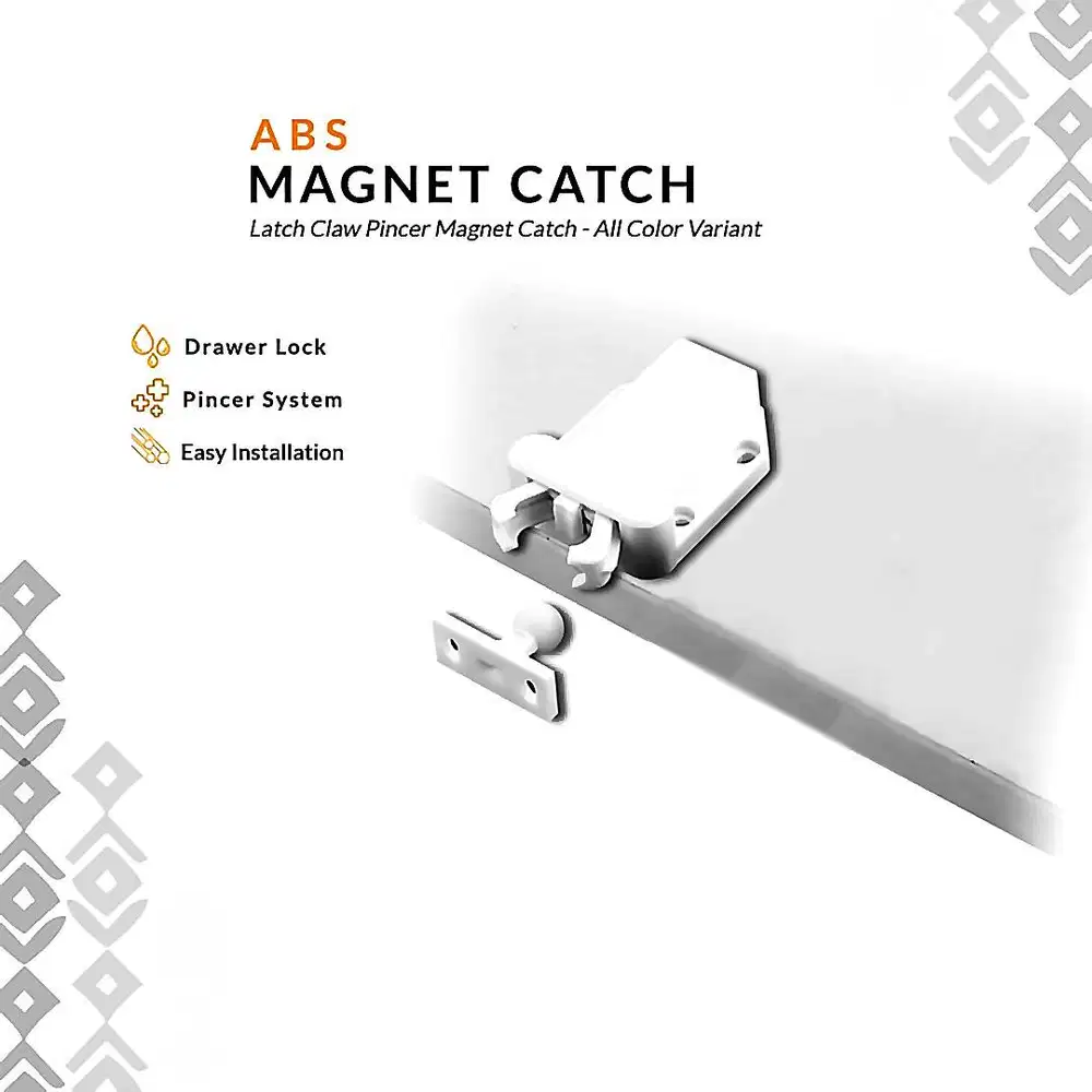 251023A Push to Open Lock Pengunci Pintu Lemari Tekan Sistem Mekanis C