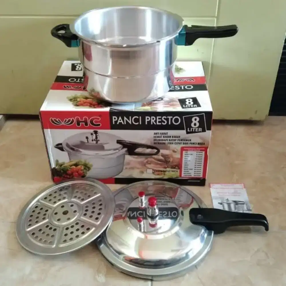 Panci Presto 8L HC (Tanpa Tutup Kaca)