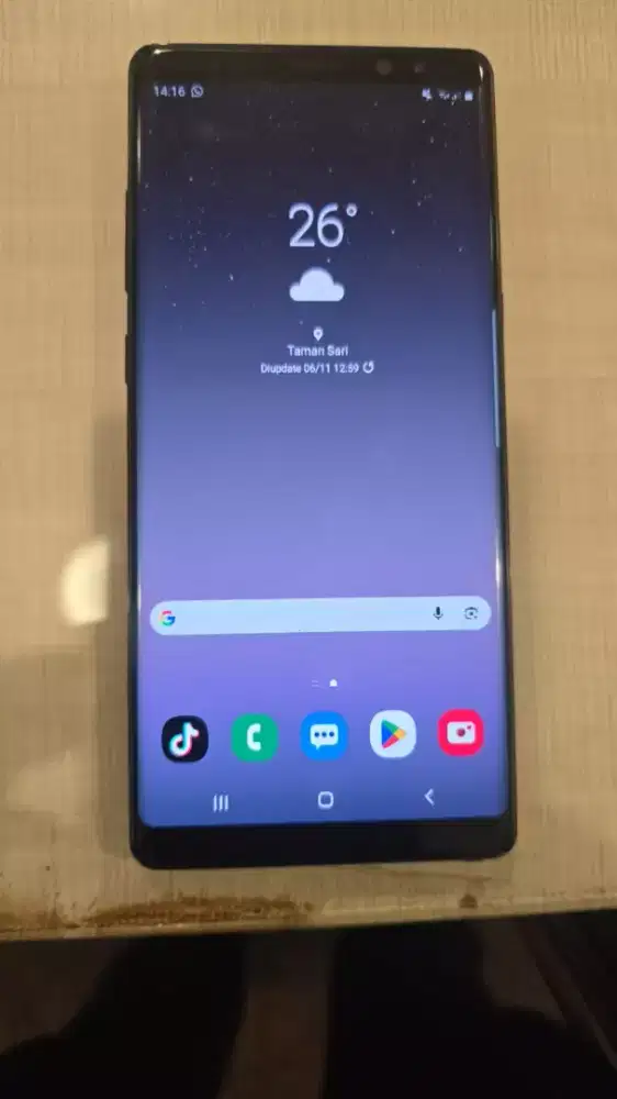 Samsung Note 8 jual secepatnya