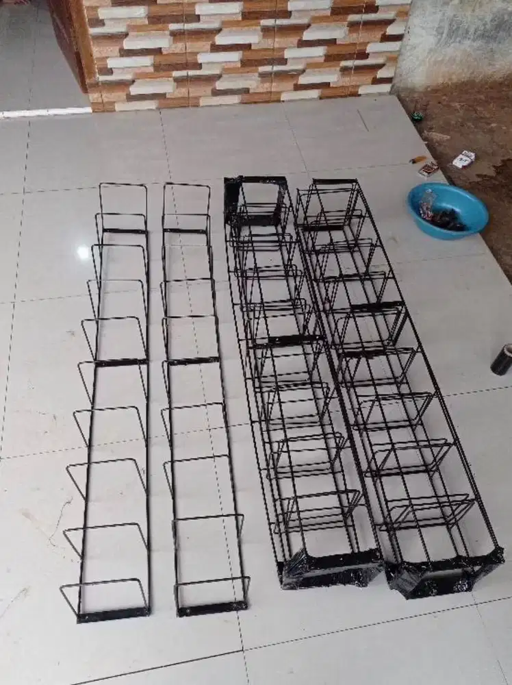 Rak Sepatu Susun 10 Bahan Besi