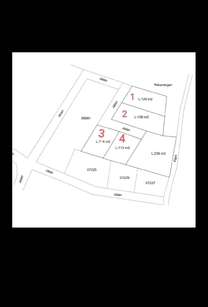 Di jual tanah Kavling SHM Pekarangan di Triharjo Sleman milik Pribadi