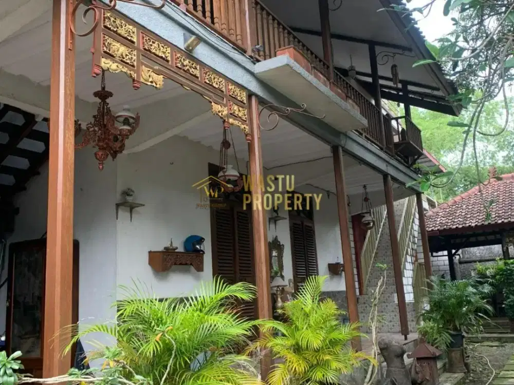 VILLA ETNIK JAWA BALI TANAH LUAS, 15 MENIT MALIOBORO YOGYAKARTA