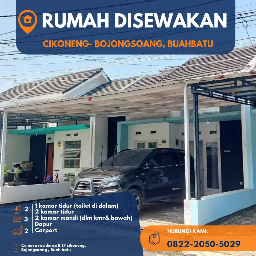 DISEWAKAN RUMAH DEKAT STT TELKOM PODOMORO BANDUNG