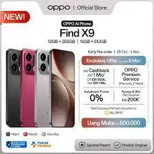 OPPO Find X9 5G RAM 16/512GB 6.59AMOLED 120HZ Dimensty 9500 7025mAh