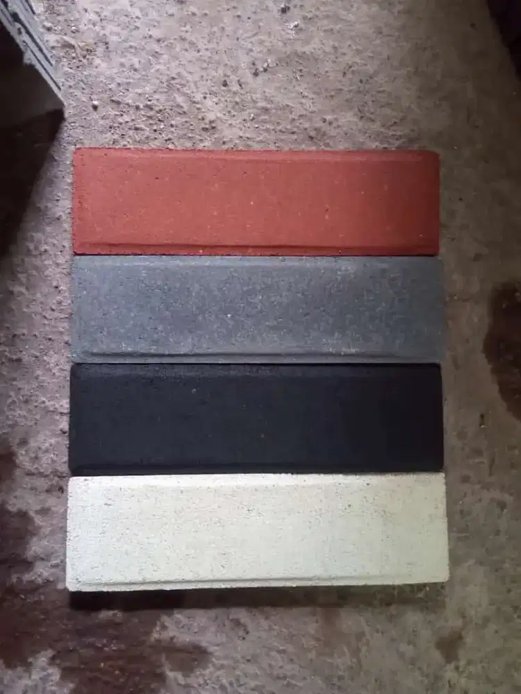 Bata tempel bevel warna