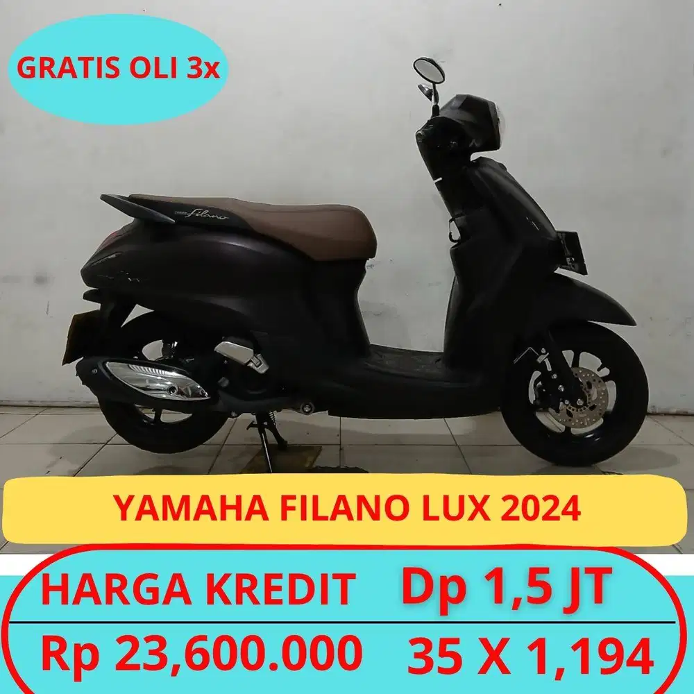 Yamaha Grand Filano Lux 2024 Garanasi Mesin.Gratis Servis