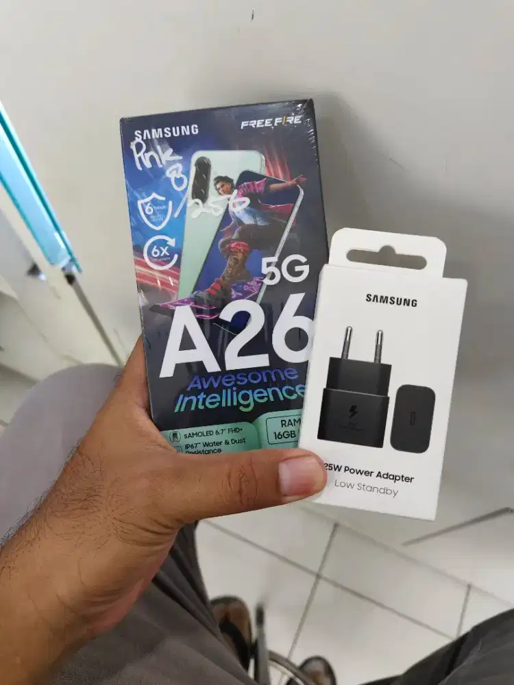 Samsung A26 5g 8/256 bonus adaptor 25watt