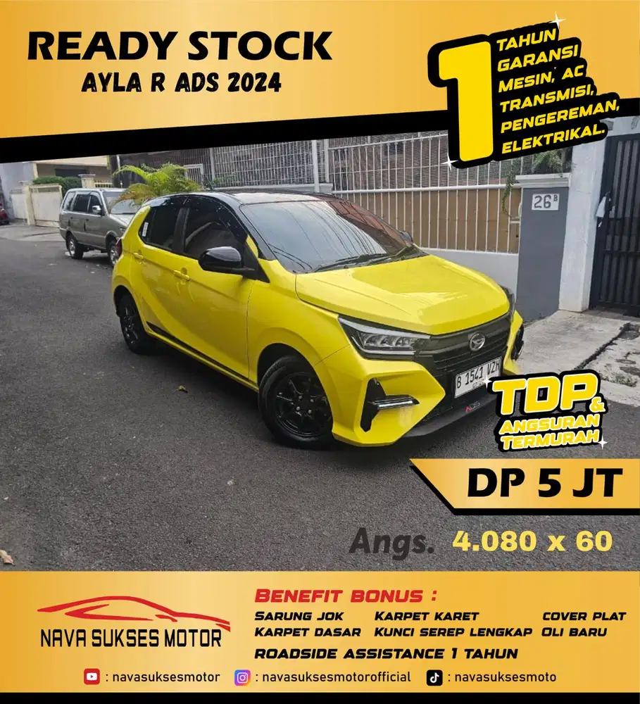 TDP 5 JUTA - AYLA R ADS 2024