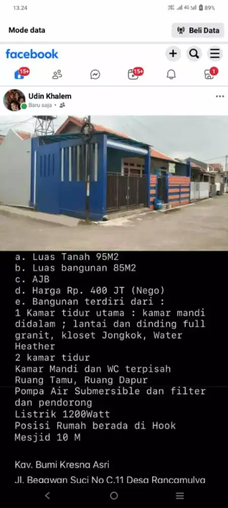 BU Rumah Siap Huni