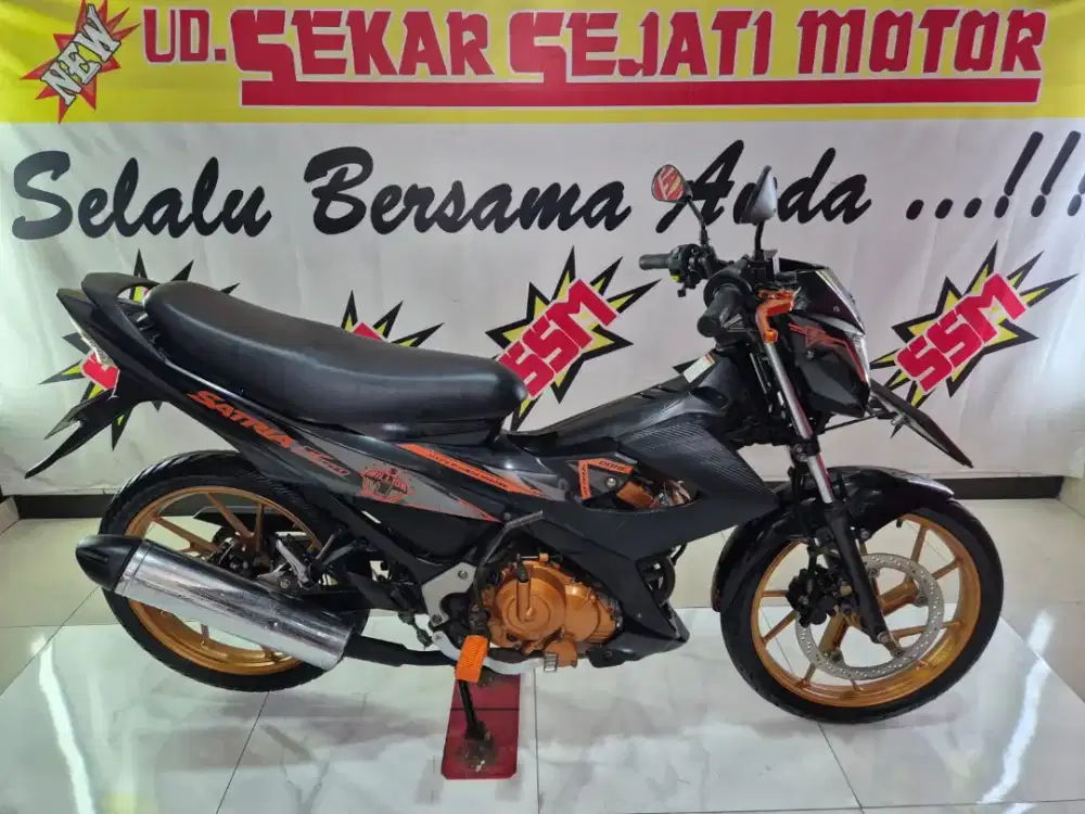 Satria F 150 plat L ready
