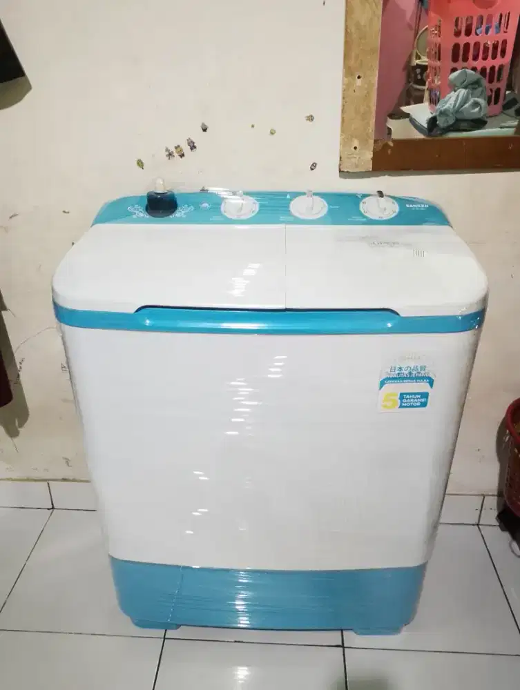 Mesin cuci merek Sanken kap 8kg