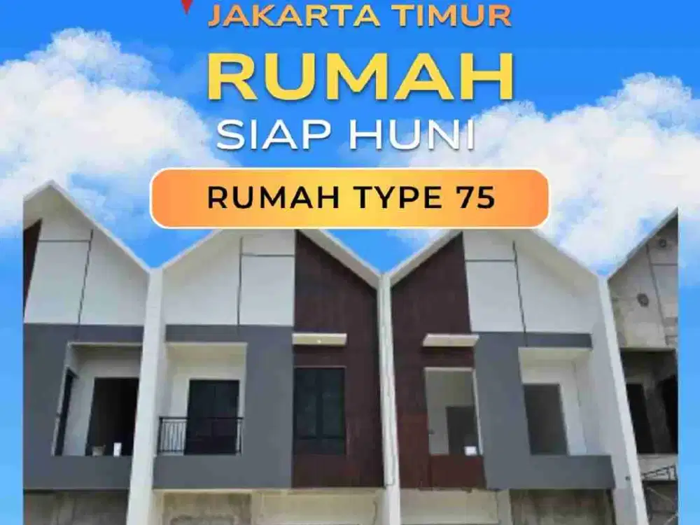Hunian istimewa ditengah kota jakarta timur Unit Rumah Ready Stok