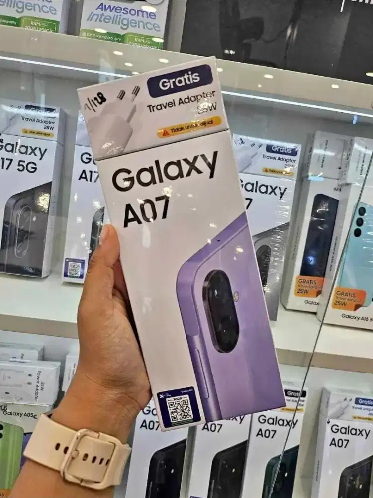 BARU !!! Samsung A07 4/128 Handphone baru bergaransi Resmi