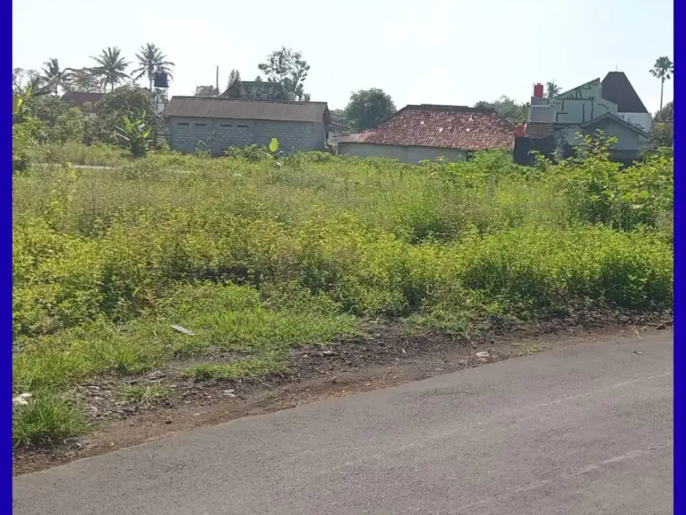 Tanah Jogja 6 Menit Dari Pasar Gentan Kaliurang SHM Pekarangan