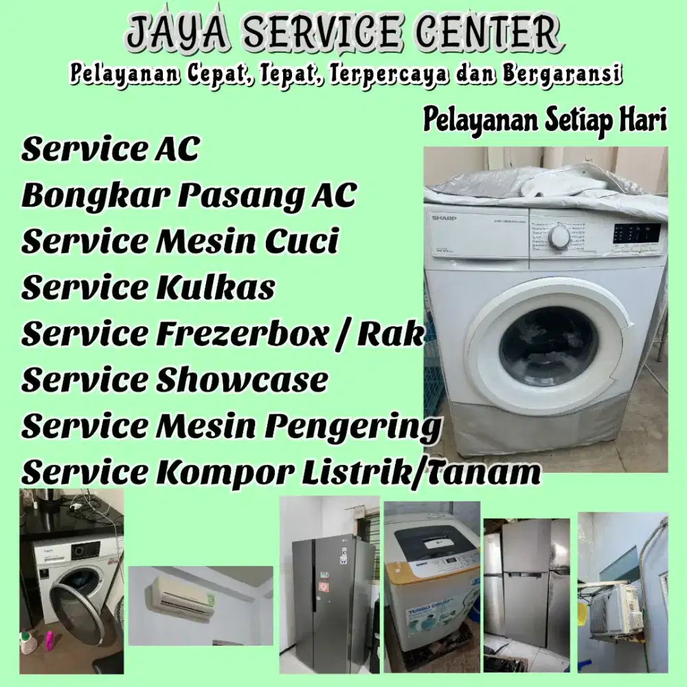 Service Kulkas Frezer Bongkar AC Pasang AC Servis AC Mesin Cuci Candi