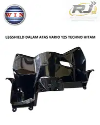 Legshield Dalam ATAS Honda VARIO 125 TECHNO 2012-2014 HITAM Merk Win