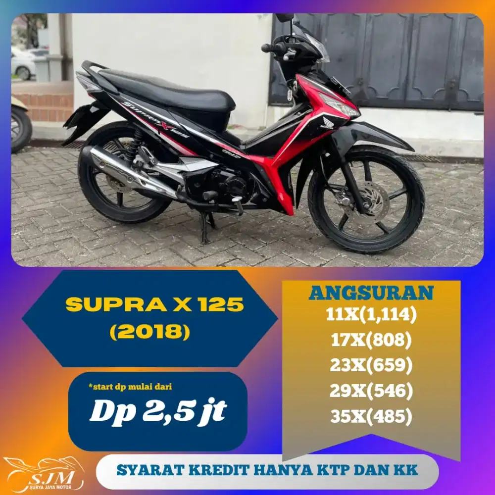 HONDA SUPRA X 125 2018 SIAP GASSS