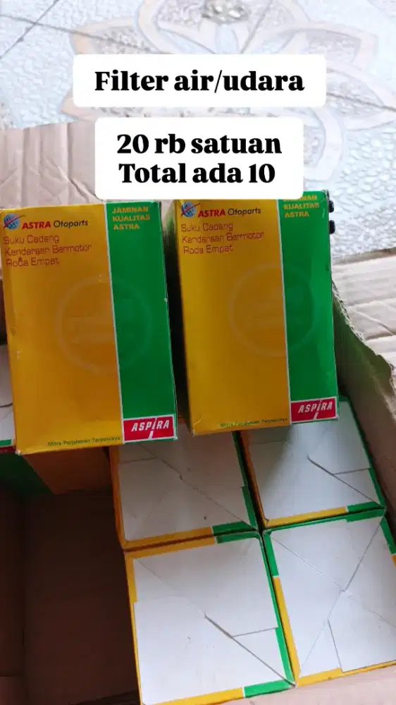 DIJUAL BU FILTER AIR UDARA MOBIL MASIH BARU
