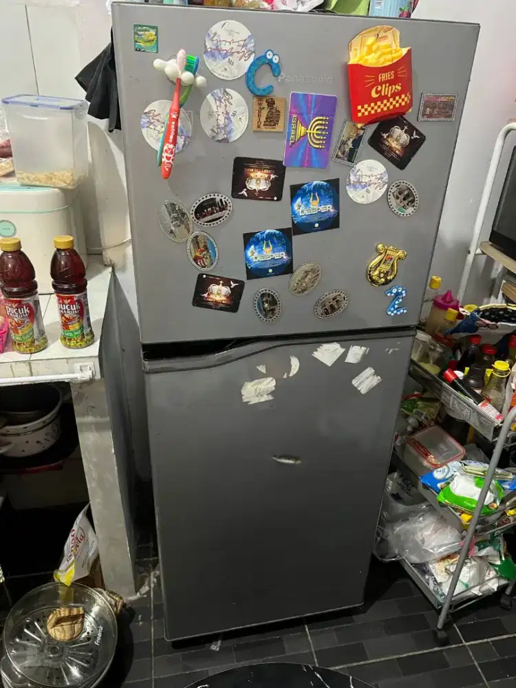 Kulkas 2 pintu panasonicc