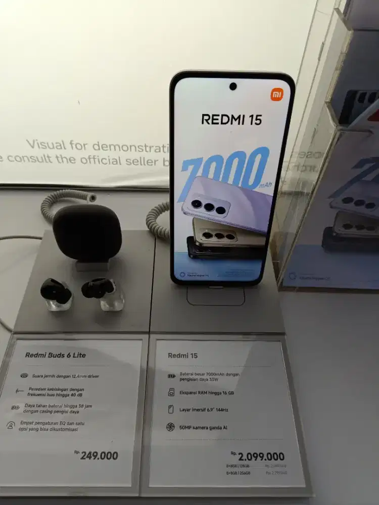 Redmi 15 Baterai 7000mAh