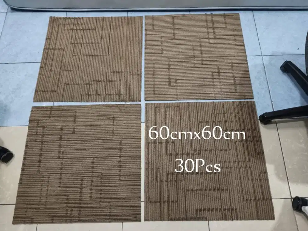 Ready karpet Lantai Tile ex kantor