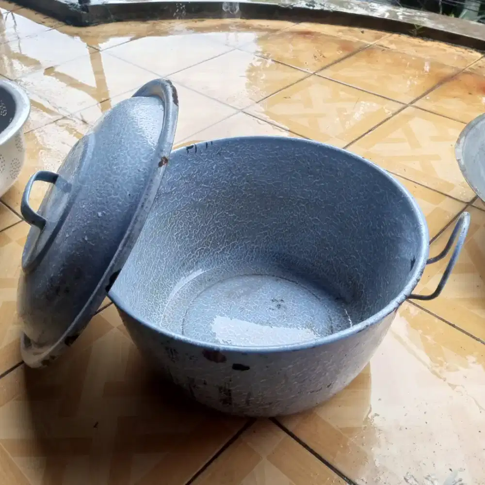 Panci Enamel Blirik/Marmer Jumbo 40cm