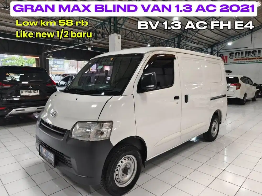 (Low km 58 Rb) DAIHATSU GRAN MAX BLIND VAN AC 1.3 Bensin MT 2021 Putih