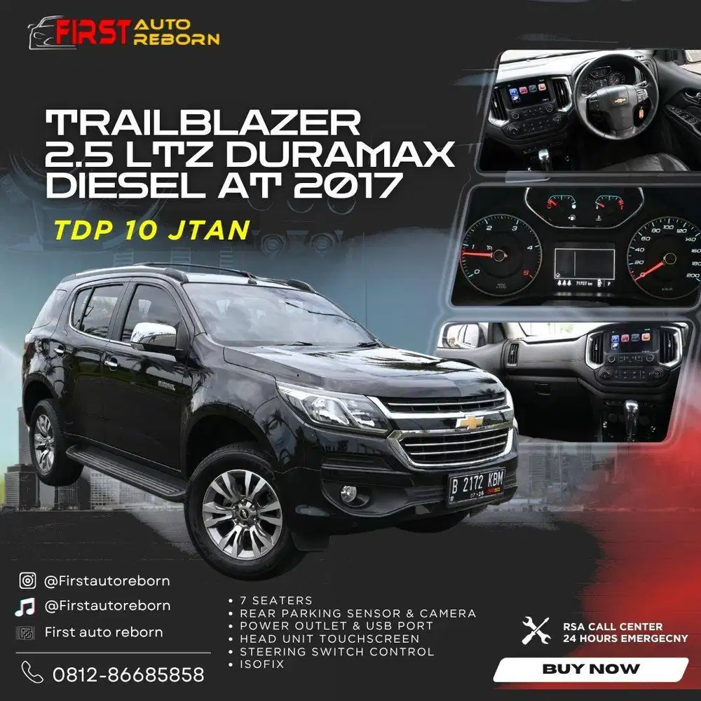 (Tdp10jtan) Chevrolet Trailblazer 2.5 LTZ Duramax Diesel AT 2017