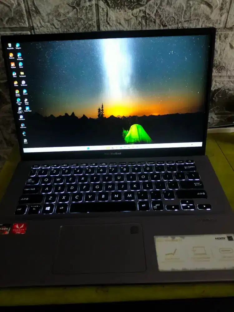 Dijual laptop asus RYZEN 7