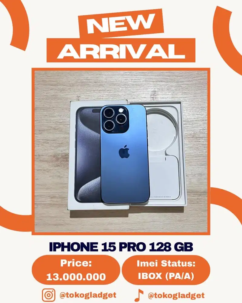 iPhone 15 Pro 128 Gb ex IBOX