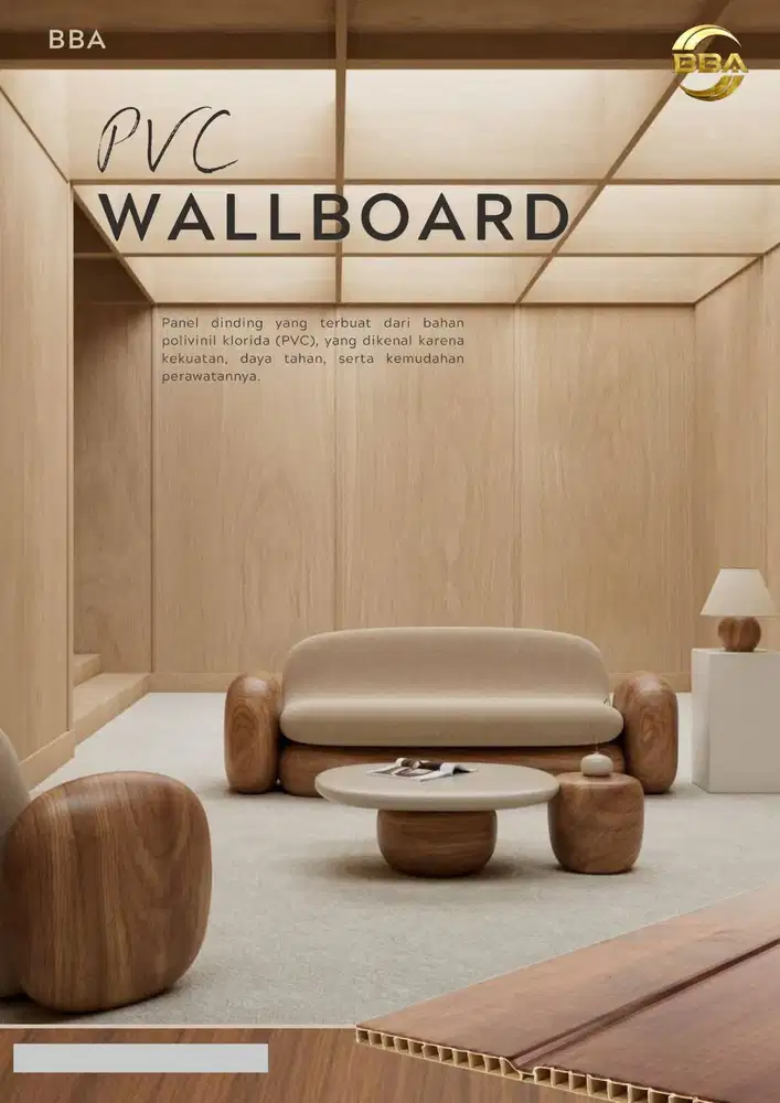 Wallboard BBA – Panel Dinding PVC Tahan Air | Dekorasi Rumah & Kantor