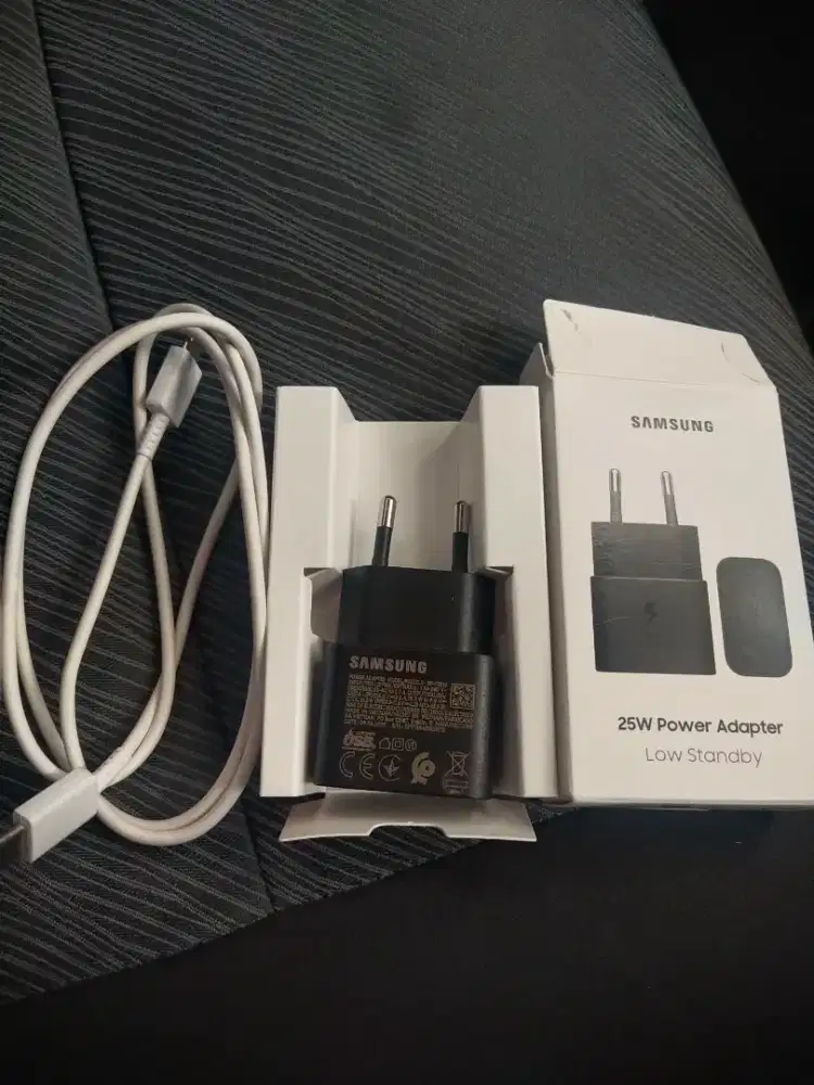 Charger Samsung Ori 25 w baru buka segel