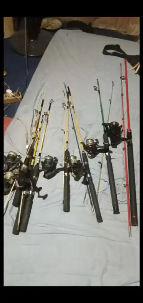 Di jual pancing udang,ikan 7 buah  murah aja no minus wa dan hp