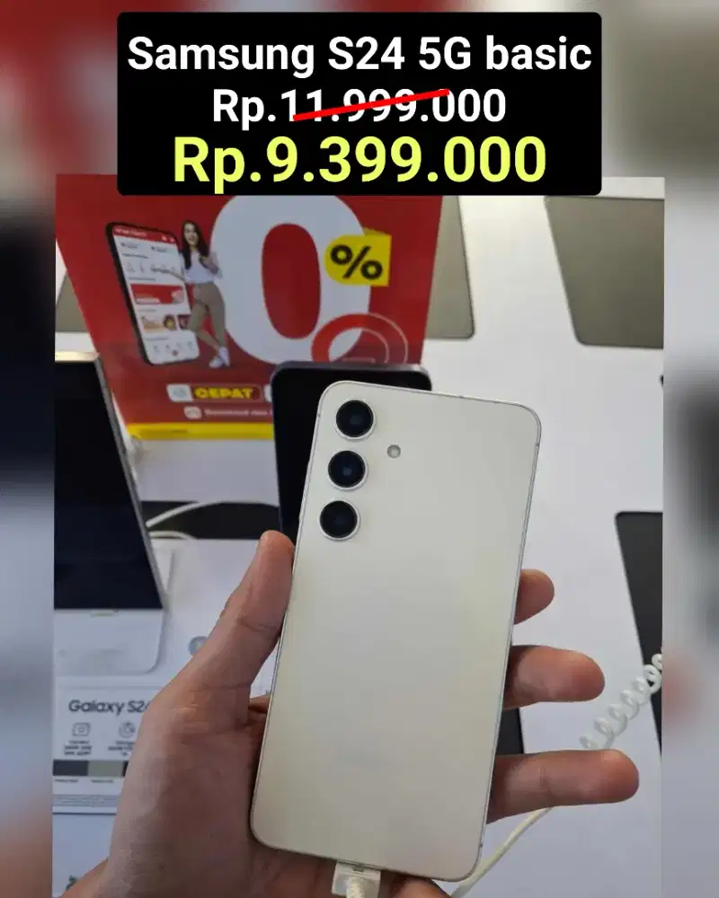 Rp.9.349 Samsung S24 Basic 5G, Stok terbatas‼️NEW,SEGEL,RESMI SEIN ‼️