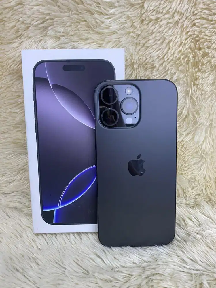 iPhone 16 Pro max 256Gb Black Garansi April 2026 ex ibox#3com