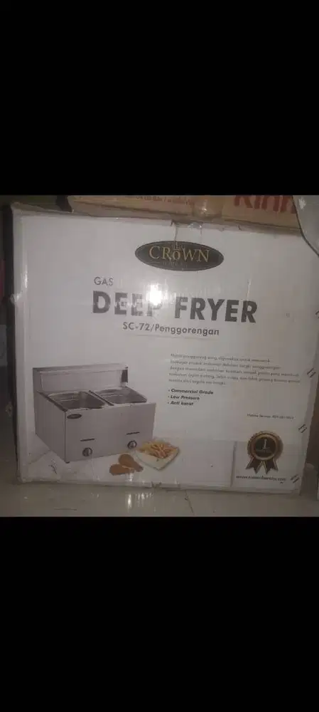 Deep Fryer Sc 72 Crown, ALAT PENGGORENGAN