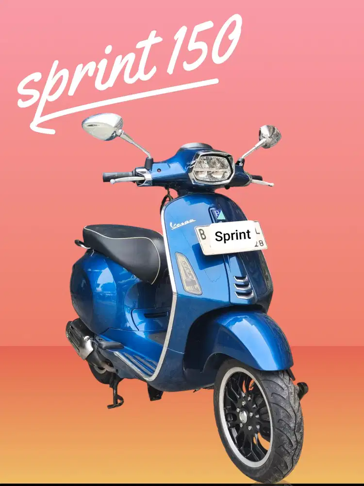 Termurah dp 1jt Vespa sprint 150 ABS (Bi jelek ktp daerah bs kredit)