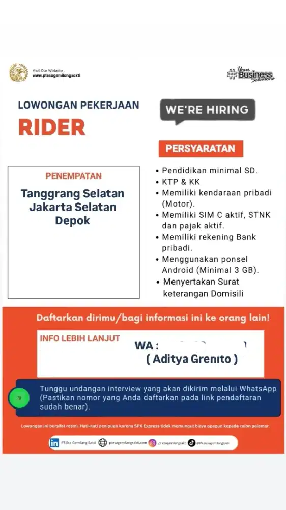 LOKER RIDER SPX EXPRESS VENDOR EGS