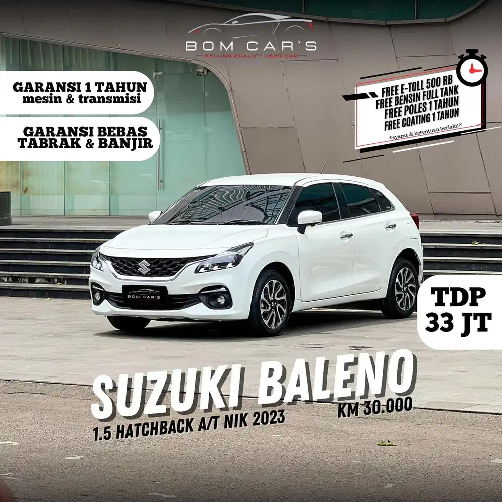 CASH 220 JUTA Suzuki Baleno 1.5 Hatchback A/T Nik.2023