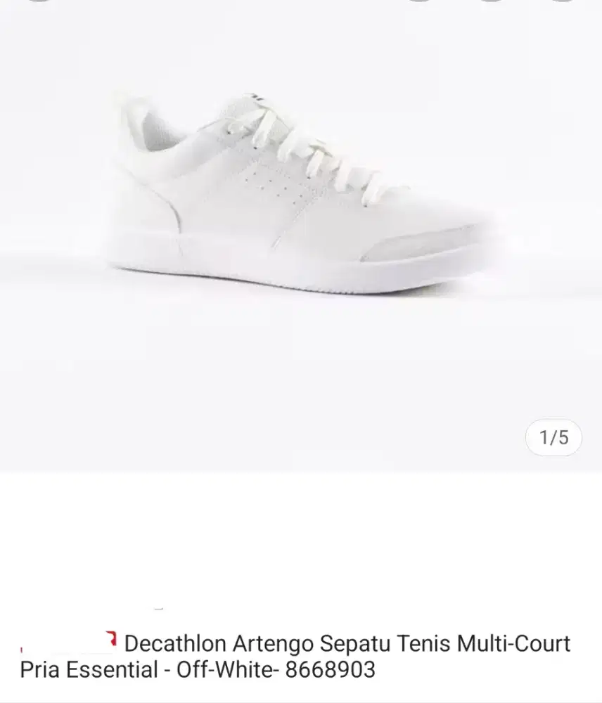 SEPATU PRIA BULU TANGKIS/TENIS MERK DECATHLON ARTENGO