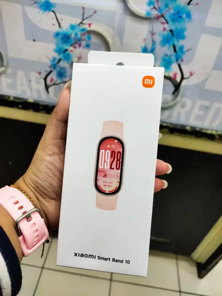 Jam tangan Xiomi smartband 10 pink garansi resmi xiomi