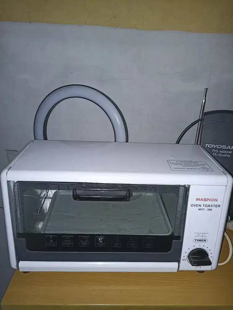 Oven toaster Maspion Mt500 normal mulus siap pake