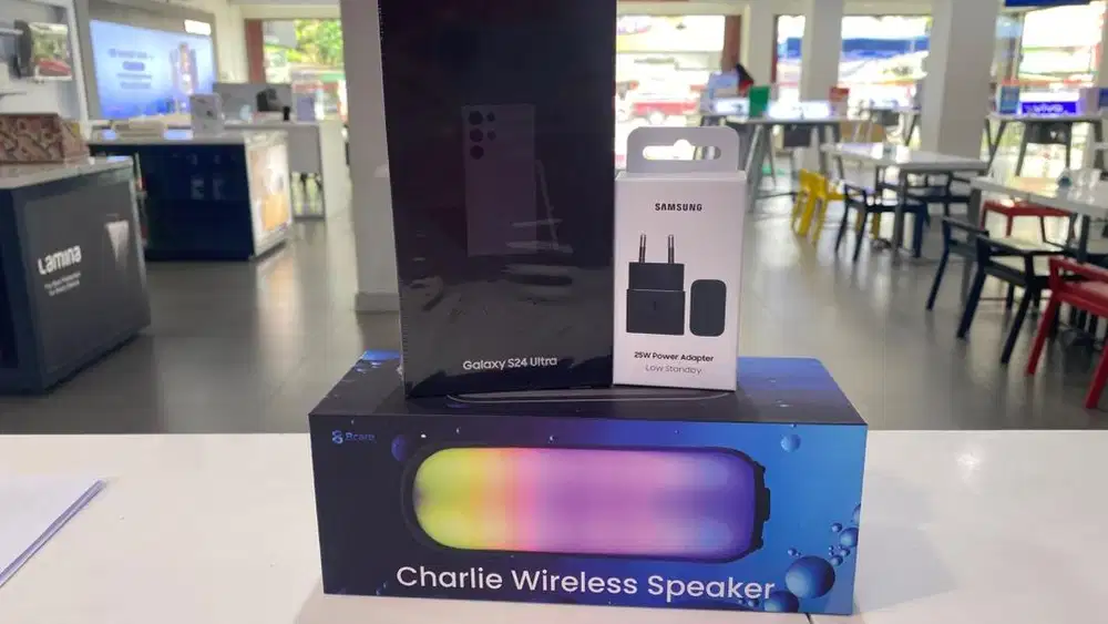 Samsung S24 Ultra Free jam galaxy fit 3 + adapter + speaker
