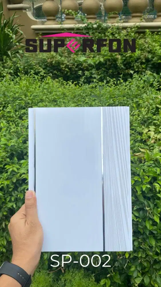 plafon pvc taco superfon lebar 20cm x panjang 4m