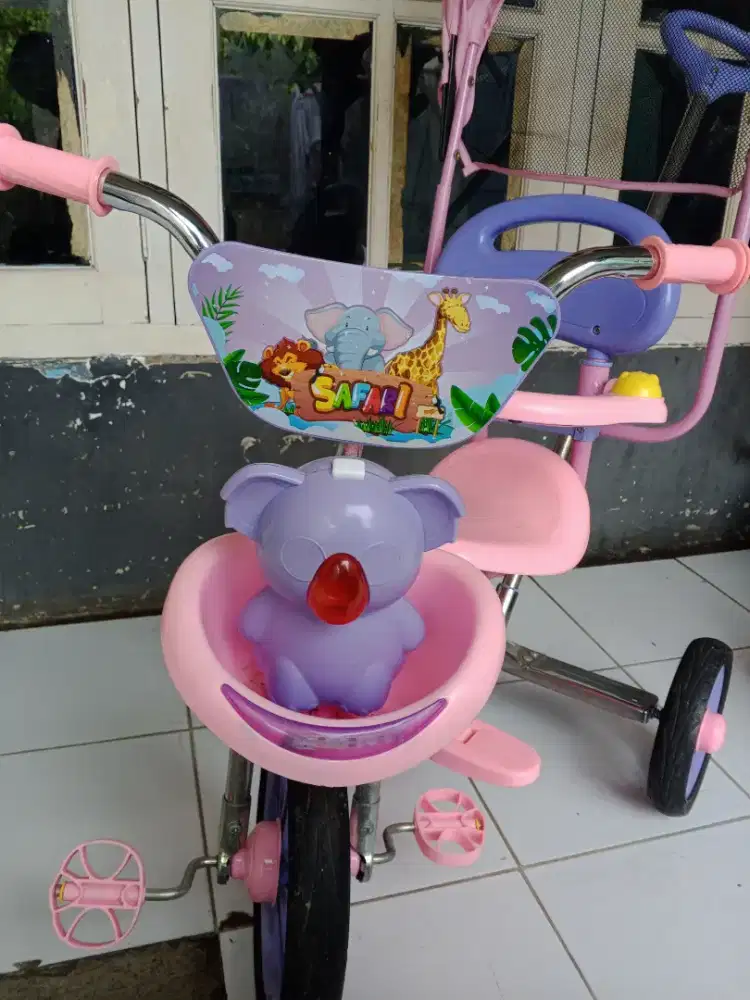 Sepeda anak PMB roda 3 & motor vespa roda 3