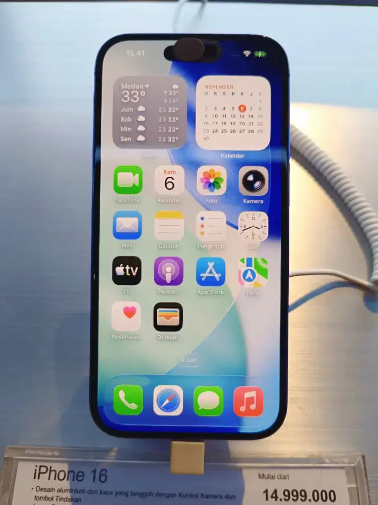 iPhone 16 128 Garansi Resmi Tam/iBox
Cicilan mulai dari 800 ribuan aja