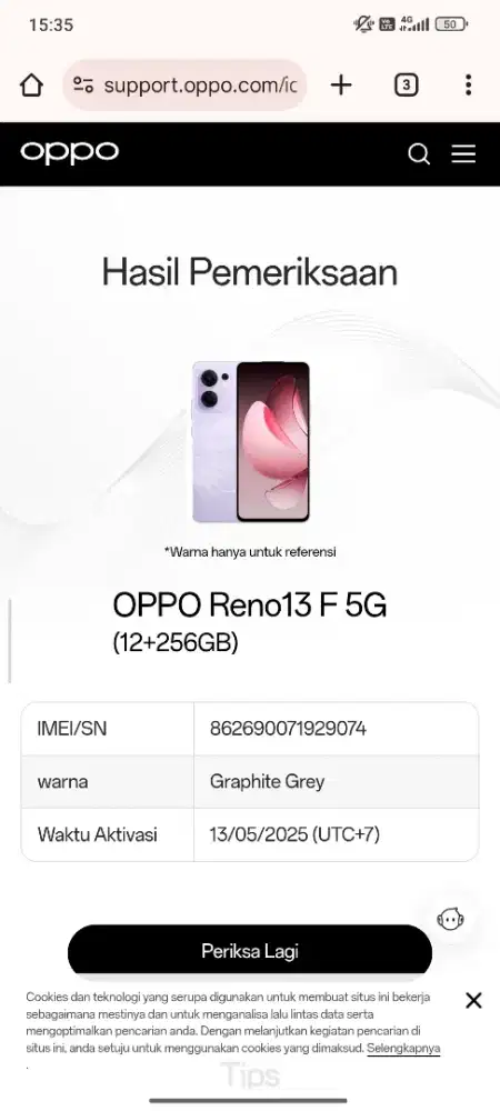Oppo Reno 13F 5G 12/256