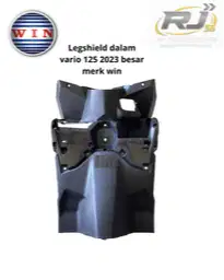 Legshield dalam vario 125 2023 besar hitam merk win