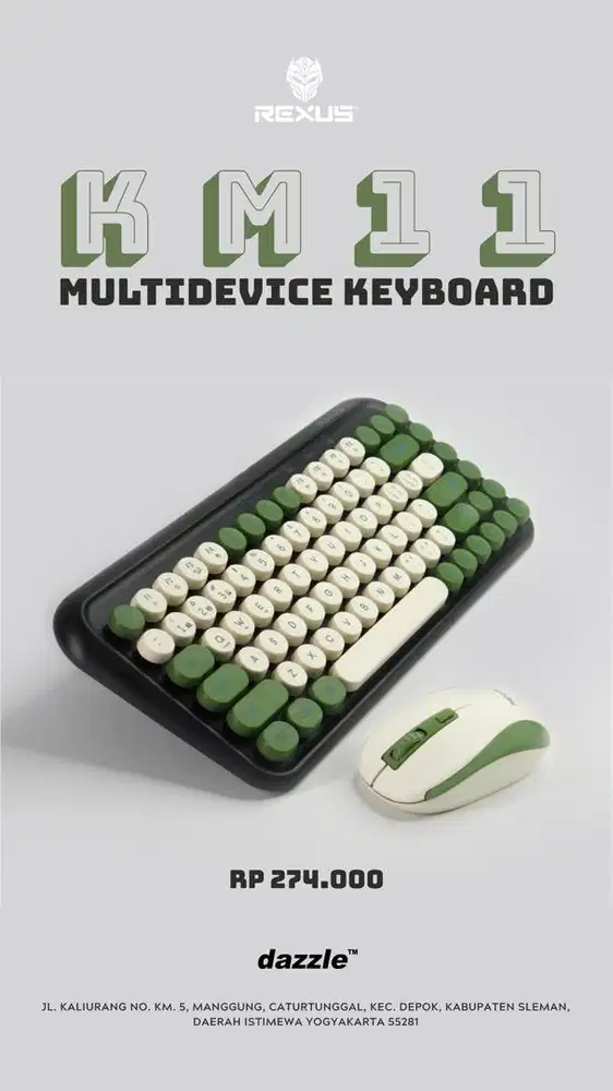 Rexus KM11 Multidevice Keyboard