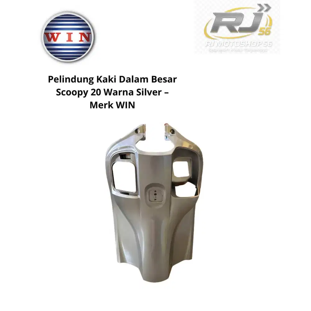 Pelindung Kaki Dalam Besar Scoopy 20 Warna Silver – Merk WIN